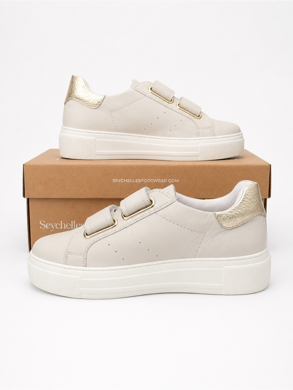 Seychelles Trading Places Platform Sneaker Low Top Leather Size 7 New $139